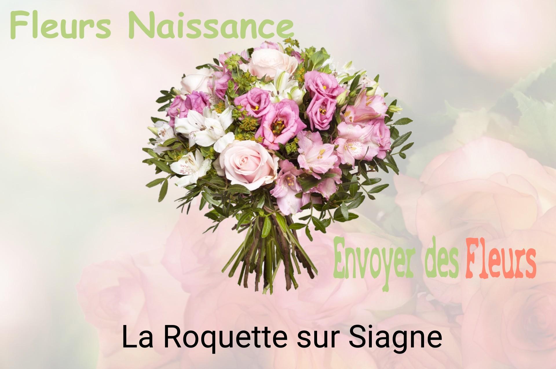 Bouquet de fleurs de naissance livré à La Roquette-sur-Siagne
