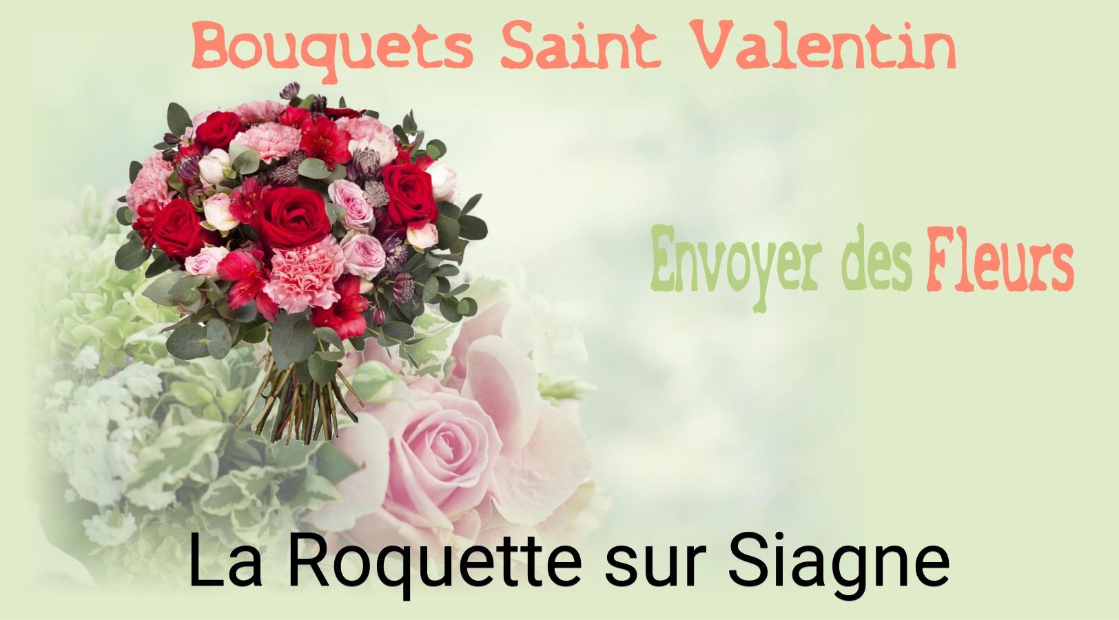 Roses de Saint-Valentin livrées à La Roquette-sur-Siagne